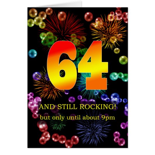 64e verjaardag nog steeds springend (Voorkant)