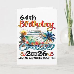 64e verjaardagscruise 2026 gez cruise vakantie 6 kaart