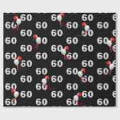 650h Birthday Balloon Bouquet Wrapping Paper Cadeaupapier (Vlak)