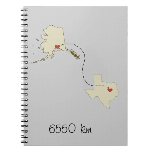 6550 km notitieboek (Voorkant)