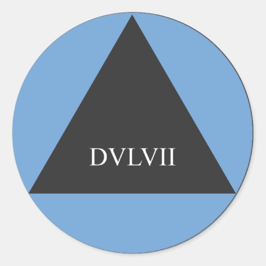 657 Sqn AAC Zap-Sticker Ronde Sticker (Voorkant)