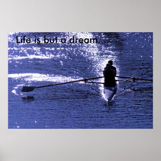 659_5919_RT80 j, Het leven is slechts een droom... Poster (Voorkant)