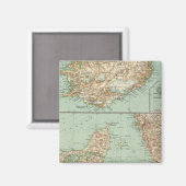 65 Denemarken, IJsland Magneet (Voorkant / Achterkant)