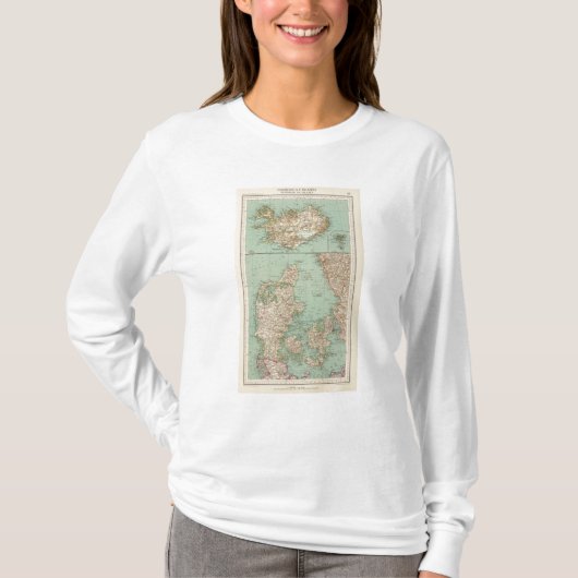 65 Denemarken, IJsland T-shirt (Voorkant)