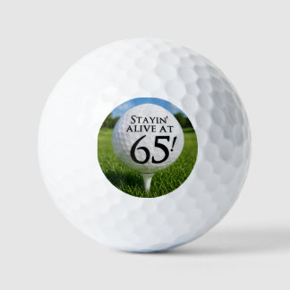 65 en nog steeds springlevend – Grappige golf verj Golfballen