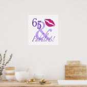 65 en weefsels poster (Keuken)