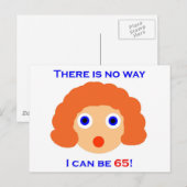 65 Er is geen weg Briefkaart (Voorkant / Achterkant)