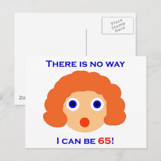 65 Er is geen weg Briefkaart (Voorkant / Achterkant)