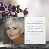 65 & Fabulous Orchid Photo Birthday Greeting Card Kaart