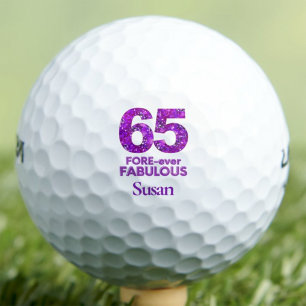 65 FORE-ever Prachtige Neef Cadeau – Glitter Look Golfballen