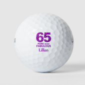 65 FOREVER-ever Fabulous Gift voor Vrouw – Chic St Golfballen (Voorkant)