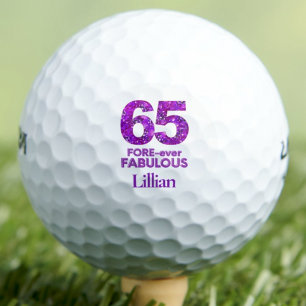 65 FOREVER-ever Fabulous Gift voor Vrouw – Chic St Golfballen