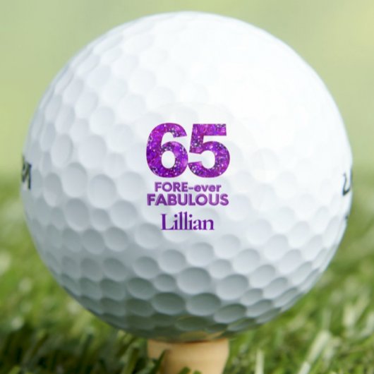 65 FOREVER-ever Fabulous Gift voor Vrouw – Chic St Golfballen