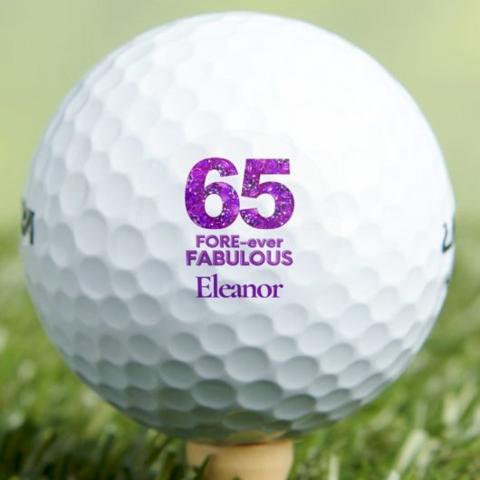 65 FOREVER-ever Fabulous Oma Gift – Elegant Golfballen