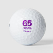 65 FOREVER-ever Fabulous Oma Gift – Elegant Golfballen (Voorkant)