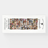 65 Foto Collage Afstuderen Modern Minimaal Wit Spandoek (Horizontaal)