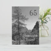 65 Herdenkingsjaar/Natuur van de feestdag Kaart (Staand voorkant)