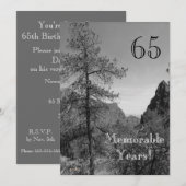 65 Herdenkingsjaar/Natuur van de feestdag Kaart (Voorkant / Achterkant)