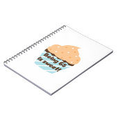 65 is Sweet Birthday T-shirts en cadeautjes Notitieboek (Linkerzijde)