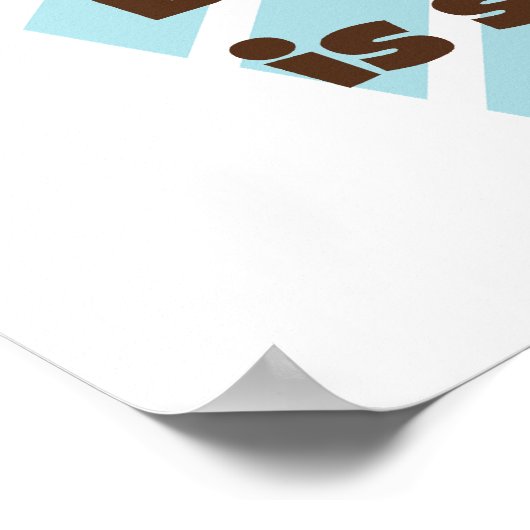 65 is Sweet Birthday T-shirts en cadeautjes Poster (Hoek)