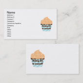 65 is Sweet Birthday T-shirts en cadeautjes Visitekaartje (Voorkant / Achterkant)