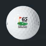 65 jaar en nog steeds swingende grappige 65e verja golfballen<br><div class="desc">Vier 65 jaar van het leven en een liefde voor golf met deze "65 jaar en nog steeds swingende" golfballen! Het is een leuk en speels cadeau voor elke golfliefhebber die 65 wordt en nog steeds de fairways met stijl raakt. Perfect voor verjaardagen, pensioenvieringen of iemand die trots is om...</div>