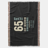65 jaar Geweldige - 65e verjaardag Deken (Voorkant Verticaal)