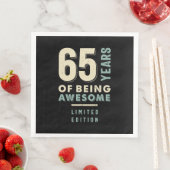 65 jaar Geweldige - 65e verjaardag Servet (Insitu)