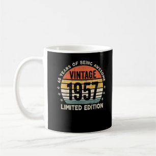 65 jaar Geweldige Vintage 1957 Koffiemok