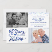 65 jaar in het Making Photo Sapphire Jubileum Kaart (Voorkant)