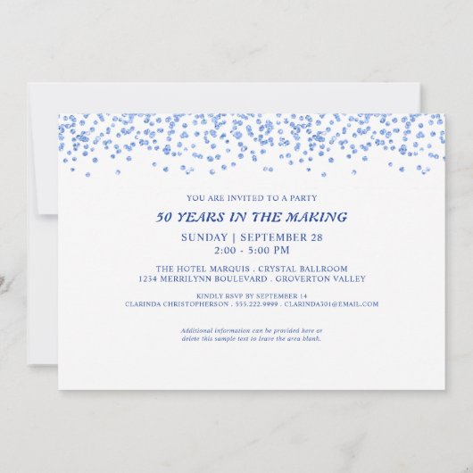 65 jaar in het Making Photo Sapphire Jubileum Kaart (Achterkant)