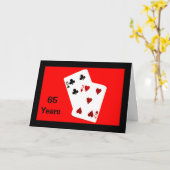 65 jaar is een grote zaak! jubileumkaart kaart (Gele Bloem)