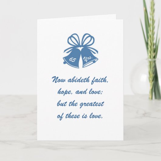 65 jaar liefde kaart (Voorkant)