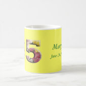 65 jaar Mijlpaal op de Mok van het Jubileum op de  (Center)