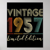 65 jaar Old Gifts  1957 Limited Edition 65t Poster (Voorkant)
