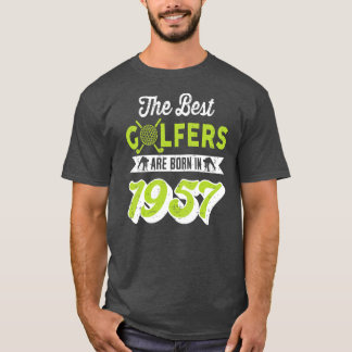 65 jaar oud Golfer Golfing Golf 1957 65th T-shirt