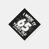 65 jaar oud sarcastisch meme grappige 65e verjaard servet (Hoek)