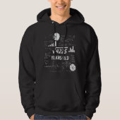 65 jaar oude Bday Wiskunde Teacher 65ste verjaarda Hoodie (Voorkant)