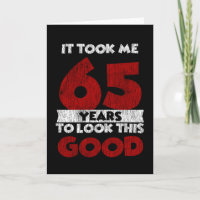 65 jaar oude dag nam me er goed uitzien 65e verjaa