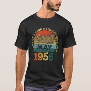 65 jaar oude geboorte cadeaus Geweldige sinds mei T-shirt