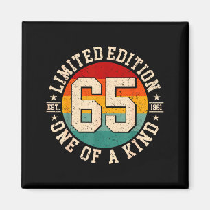 65 jaar oude vintage 1961 beperkte editie 65e magneet