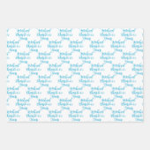 65 jaar Royal Blue Marine 65ste verjaardag Inpakpapier Vel (Voorkant 2)