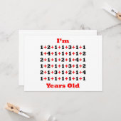65 jaar van het oude Rood Blk Kaart (Voorkant / Achterkant in situ)