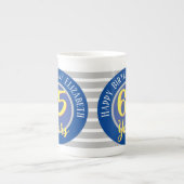 65 Jaar Verjaardag Herdenkings- Porselein Kop (Voorkant)