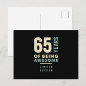 65 Jaar Wezenig - 65e Verjaardag Briefkaart (Voorkant / Achterkant)