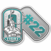 65 minuten op maat gesneden vinyl Sticker (Voorkant)