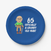 65 Officieel een verguld oud Bord Man (Voorkant)