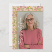 65 Verjaardagsfeest Bloemen Kaart (Voorkant)