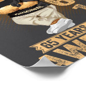 65 Year Old January 1961 Teddy Bear 65th Birthday Poster (Hoek)