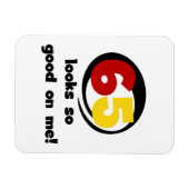 65 Ziet er zo goed uit voor mij T-shirts en cadeau Magneet (Horizontaal)